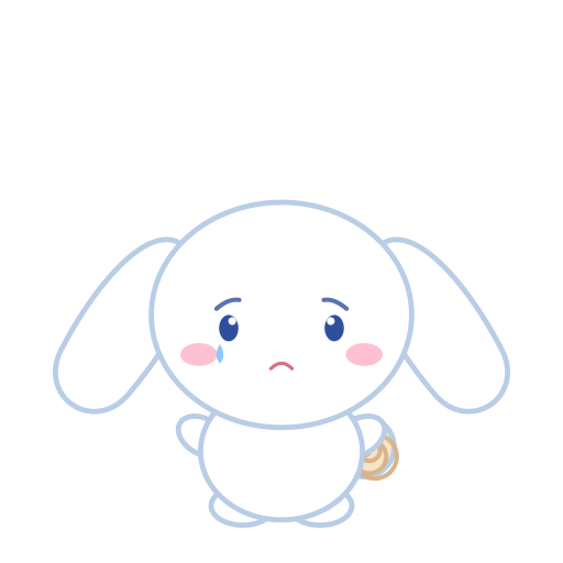 cinnamoroll sad
