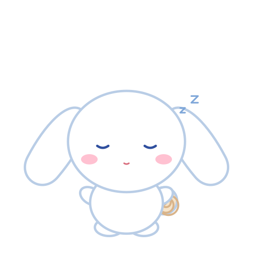 cinnamoroll sleepy